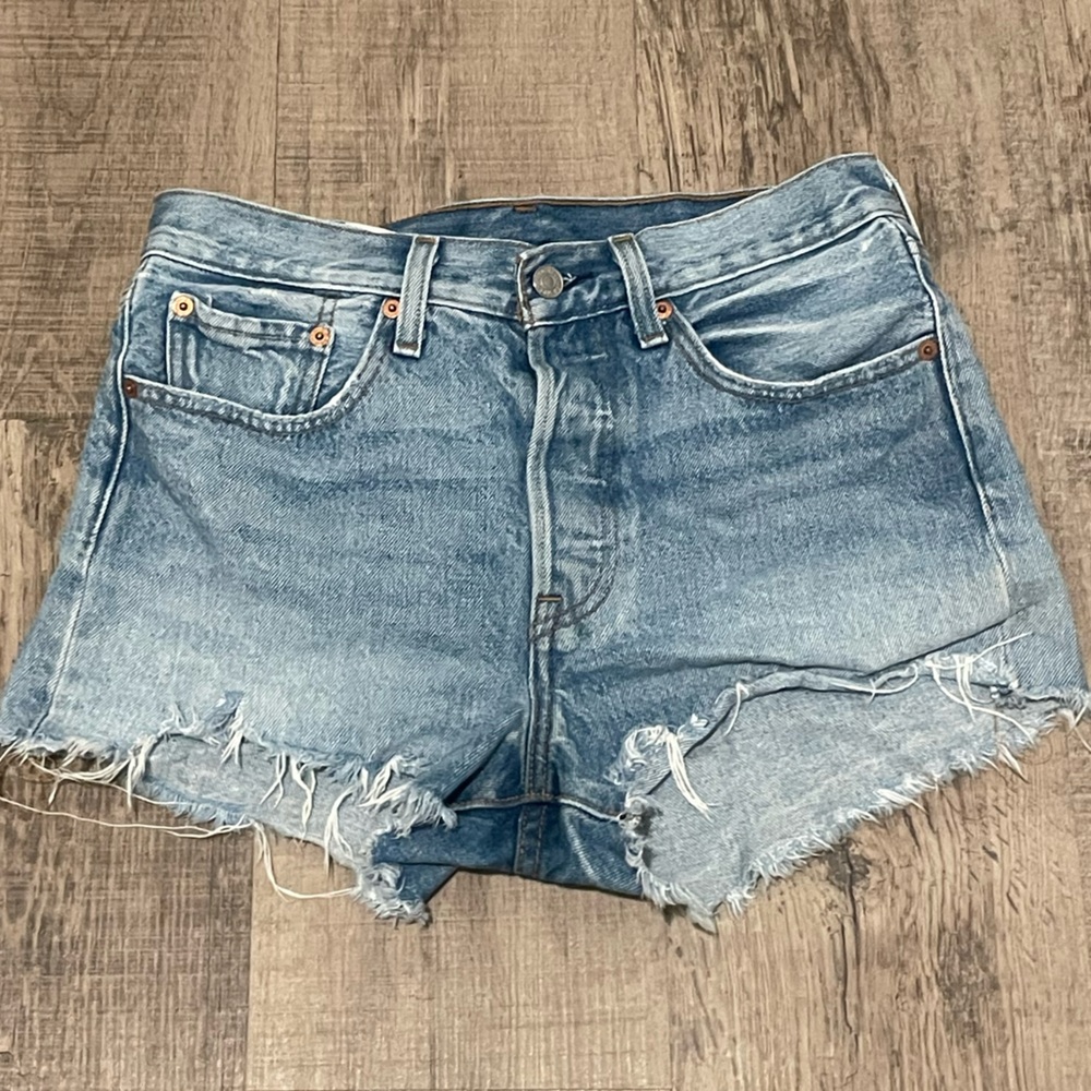 Levi’s 501 button fly SZ 27 Denim Blue Women's Shorts
